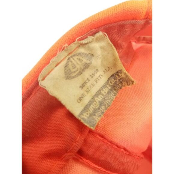 Whitetail Neon Orange Hunting Snapback Hat - Picture 3 of 4